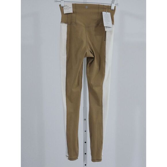 CALIA Women's Sculpt High Rise 7/8 Leggings – Brown & White Colorblock S - Picture 3 of 8